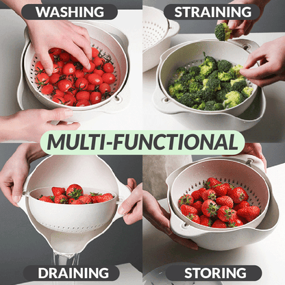 2 In 1 Dual Kitchen Strainer